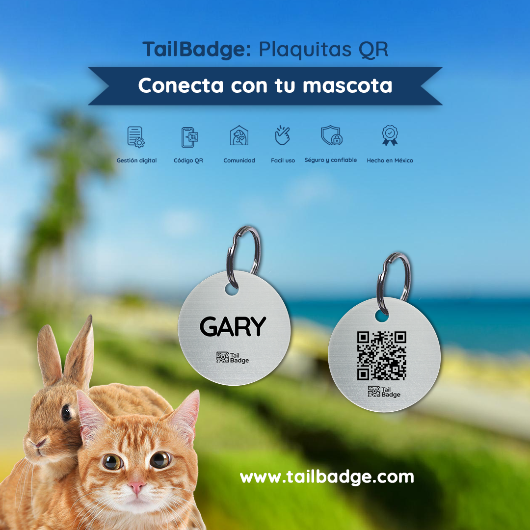 PLACA PARA MASCOTA CIRCULAR