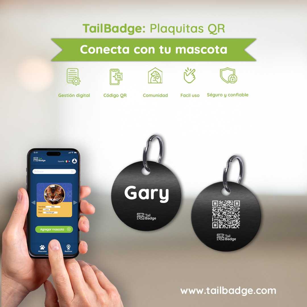 PLACA PARA MASCOTA CIRCULAR (ALUMINIO)