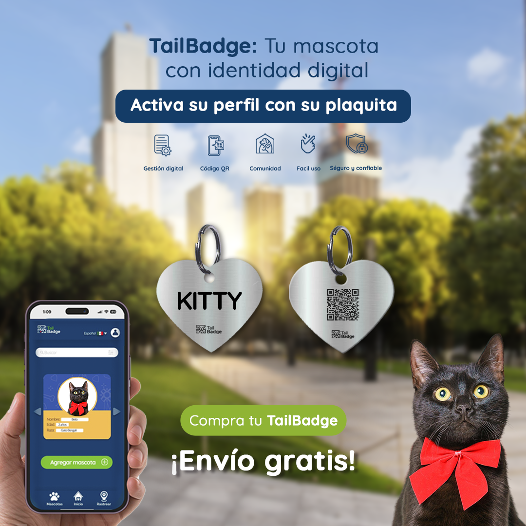 PLACA PARA MASCOTA EN FORMA DE CORAZÓN