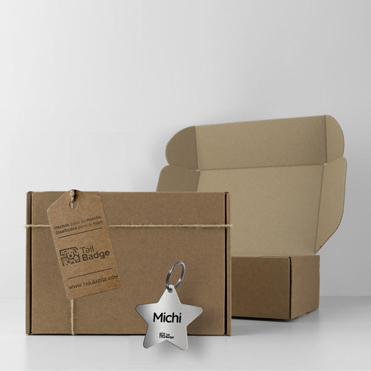 PLACA PARA MASCOTA ESTRELLA