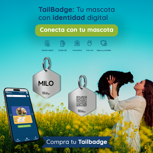 PLACA PARA MASCOTA HEXAGONO