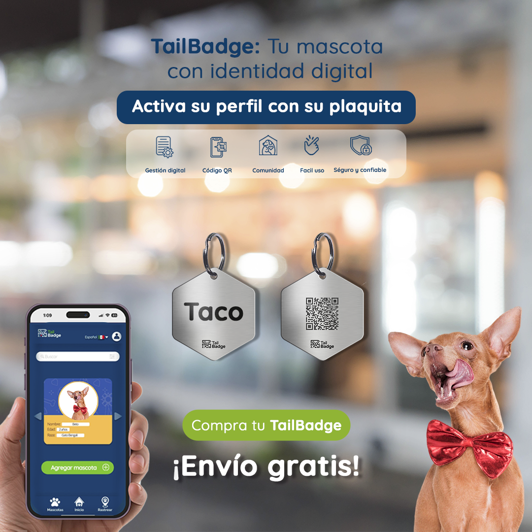 PLACA PARA MASCOTA HEXAGONO